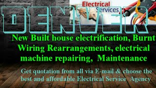 DENVER       Electrical Services 》Home Service by Electricians ☆ New Built House electrification ♤ ♧
