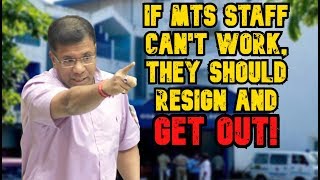 Vishwajit Slams Agitating MTS staff, "If They Can't Work, They Should Resign And Get Out!"