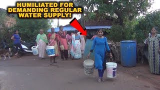 Watch: Sangolda Villagers Humiliated For Demanding Regular Water Supply!