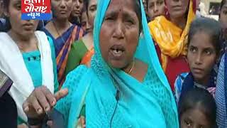 રાધનપુર-મહિલા સેલ દ્વારા હવસ ખોરોને ફાંસીએ ચડાવોનાં સૂત્રો સાથે આવેદન