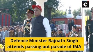 Defence Minister Rajnath Singh attends passing out parade of IMA
