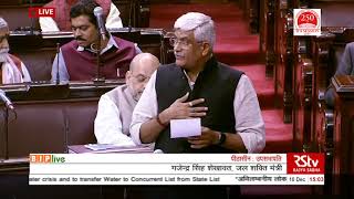 Shri Gajendra Singh Shekhawat on Calling Attention to National Irrigation Projects in Rajya Sabha