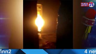 INN24 - गैस सिलेंडर में आग भड़कने से रिहायशी मकान में लगी आग, एक महिला जख्मी