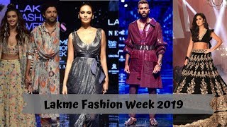 Celebrities walks on the ramp lakme week fashion 2019 || Hardik Pandya, Shriya Saran, Farhan Akhtar