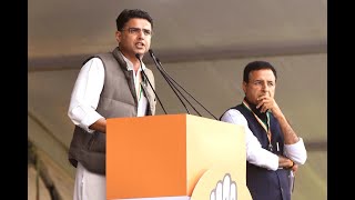 Sachin Pilot addresses the public at the #BharatBachaoRally on the BJP's incompetence