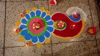 Diwali Spl:दीवाली की तैयारियों में जुटे लोग,बनने लगी रंगोली