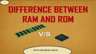 Ram and Rom Difference in Hindi - क्या आप जानते हैं RAM और ROM के बीच का अंतर? आइये जानते हैं!
