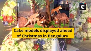 Cake models displayed ahead of Christmas in Bengaluru