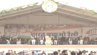 P Chidambaram Addresses a Bharat Bachao Rally