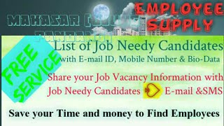 MAKASAR  UJUNG PANDANG   Employee SUPPLY ☆ Post your Job Vacancy 》Recruitment Advertisement ◇ Jobs