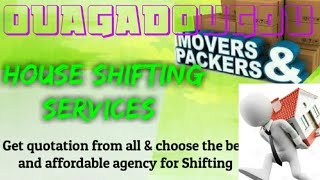 OUAGADOUGOU      Packers & Movers 》House Shifting Services ♡Safe and Secure Service ☆near me ▪Tips