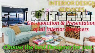 SAN ANTONIO    INTERIOR DESIGN SERVICES 》Quotation & Presentation ♡Living Room♧Tips■Bedroom □■♤●•♡°◇