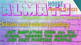 ALMATY         HOUSE PAINTING SERVICES 》Painter at your home ◇ near me ☆ Interior & Exterior ☆ Work◇