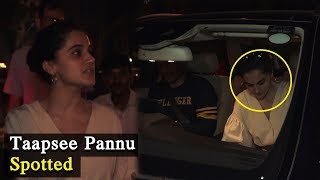 Taapsee Pannu Spotted At Bay Route | Spotted