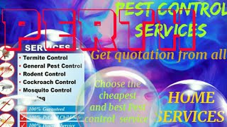 PERTH        Pest Control Services 》Technician ◇ Service at your home ☆Bed Bugs ■near me ☆Bedroom♤▪°