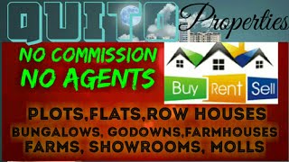 QUITO         PROPERTIES  ☆ Sell •Buy •Rent ☆ Flats~Plots~Bungalows~Row Houses~Shop $Real estate ☆ ●