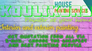 KOULIKORO      HOUSE PAINTING SERVICES 》Painter at your home ◇ near me ☆ Interior & Exterior ☆ Work◇