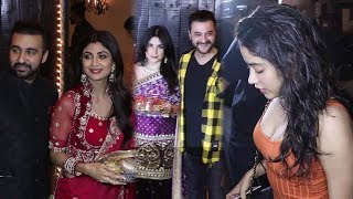 Shilpa Shetty, Farah Khan & Janhvi Kapoor Celebrate Karwa Chauth At Sonam Kapoor House