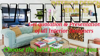 VIENNA           INTERIOR DESIGN SERVICES 》 Quotation & Presentation  ♡Living Room ♧Tips ■Bedroom □■