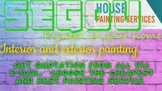 SEGOU        HOUSE PAINTING SERVICES 》Painter at your home  ◇ near me ☆ Interior  & Exterior ☆ Work