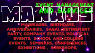 MANAUS        Event Management 》Catering Services  ◇Stage Decoration Ideas ♡Wedding arrangements ♡ □