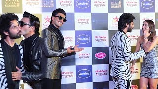 Ranveer Singh Masti With Shahid And Sara At Star Screen Awards 2019