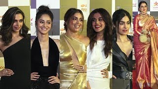 Deepika, Ananya, Taapsee, Bhumi, Rekha Ji And Many Celebrities At Red Carpet Of Star Screen Awards