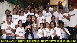 Kriti Sanon Host Screening Of PANIPAT Movie For Children's