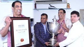 Dara Singh Mumbai India Gets Felicitated By World Book Of Records – London