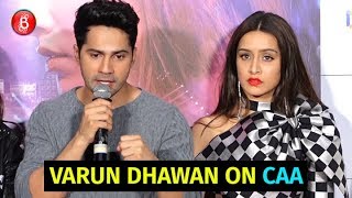 Varun Dhawan Has The Most Bizarre Excuse For Not Commenting On CAA Protests