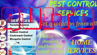 QUITO        Pest Control Services 》Technician ◇ Service at your home ☆Bed Bugs ■near me ☆Bedroom♤▪°