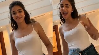 Ananya Panday Swag Moment | Ananya Panday EPIC Replay To Kartik Aaryan