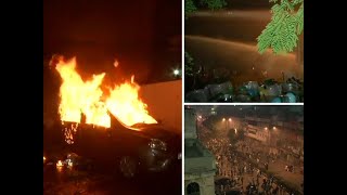 CAA protest in Delhi: Vehicle torched, police use water cannon in Daryaganj