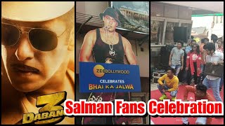 Dabangg 3 Movie Celebration By Salman Khan Fans At Gaiety Galaxy Theatre In Mumbai