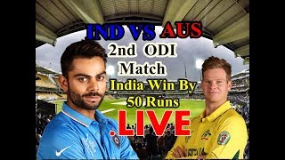 Highlights ,Ind vs Aus, 2nd ODI Highlights , at Kolkata: Hosts win by 50 runs