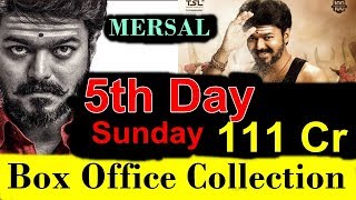 Mersal 5th Day Box Office Collection | Sunday Worldwide 5 Days USA Earning | Mersal