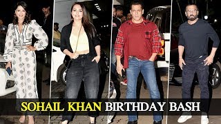 Sunny Leone, Salman Khan, Sonakshi Sinha, Ritesh, Sunil Dutt At Sohail Khan’s Birthday Bash