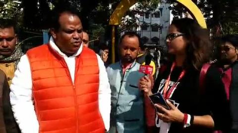Jhon Barla , MP , Alipurduar पहुंचे बीजेपी के अभिनंदन रैली में