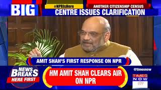 There is no link between NPR and NRC: Amit Shah