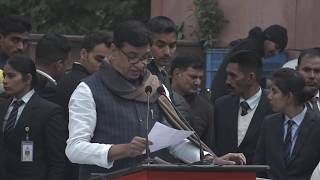 Satyagraha For Unity | Balasaheb Thorat reads the Preamble at Rajghat