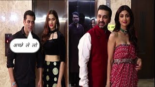 Diwali Bash 2019 :- Dabangg 3 Salman Khan, Shilpa Shetty, Sai Manjerekar At Ramesh Taurani  |