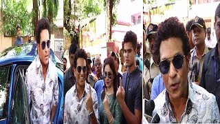 Sachin Tendulkar & His Family Cast Vote In Mumbai  | News Remind