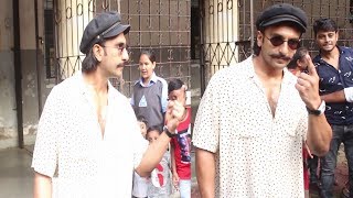 Ranveer Singh Cast His Vote In Bandra  | News Remind