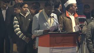 Satyagraha For Unity | Dr. Udit Raj reads the Preamble at Rajghat