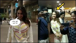 Gorgeous Sara Ali Khan Spotted At Airport  | News Remind