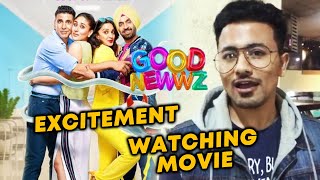 Good Newwz Excitement | Watching Movie |  Akshay Kumar, Kareena Kapoor, Diljit Dosanjh, Kiara Advani