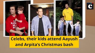 Celebs, their kids attend Aayush and Arpita’s Christmas bash