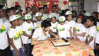 Kartik Aryaan Christmas Celebrations With Ngo Kids At Shed Organization