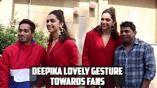 Deepika Padukone's Lovely Gesture Towards Fans During Chhapaak Movie Promotion