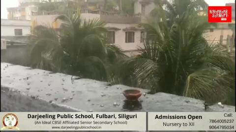 Hailstorm in Siliguri